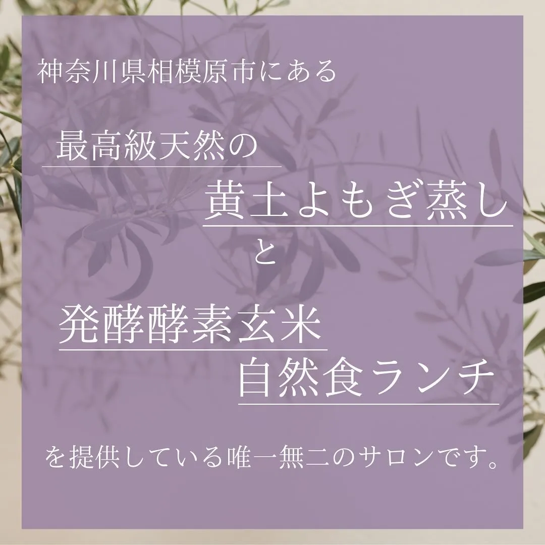 【 相模原市の自然食・黄土よもぎ蒸しサロン】美肌効果！黄土よ...