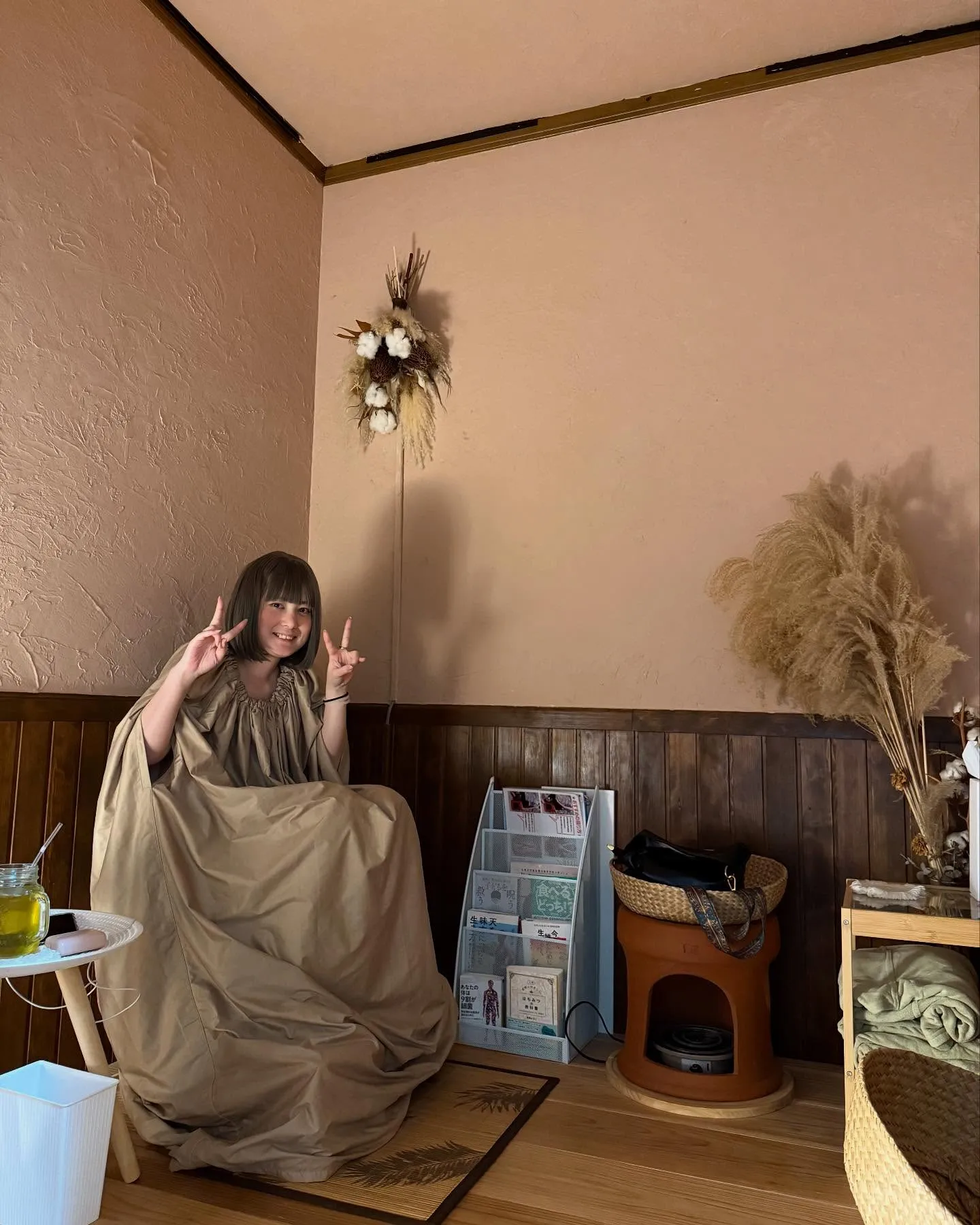 【 相模原市の自然食・黄土よもぎ蒸しサロン】